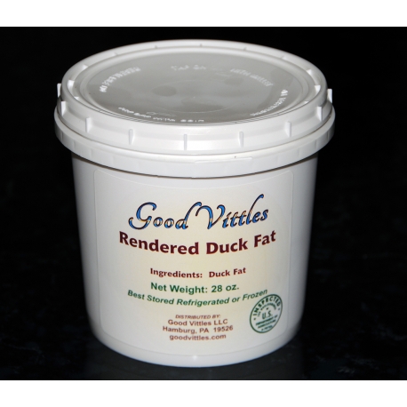Pure Rendered Duck Fat - 1.75 lb. Tub