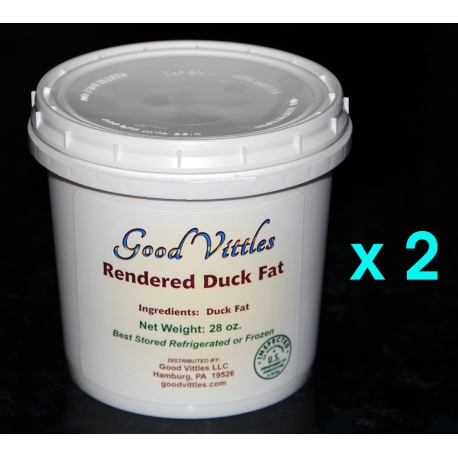 Pure Rendered Duck Fat - 1.75 lb. Tub